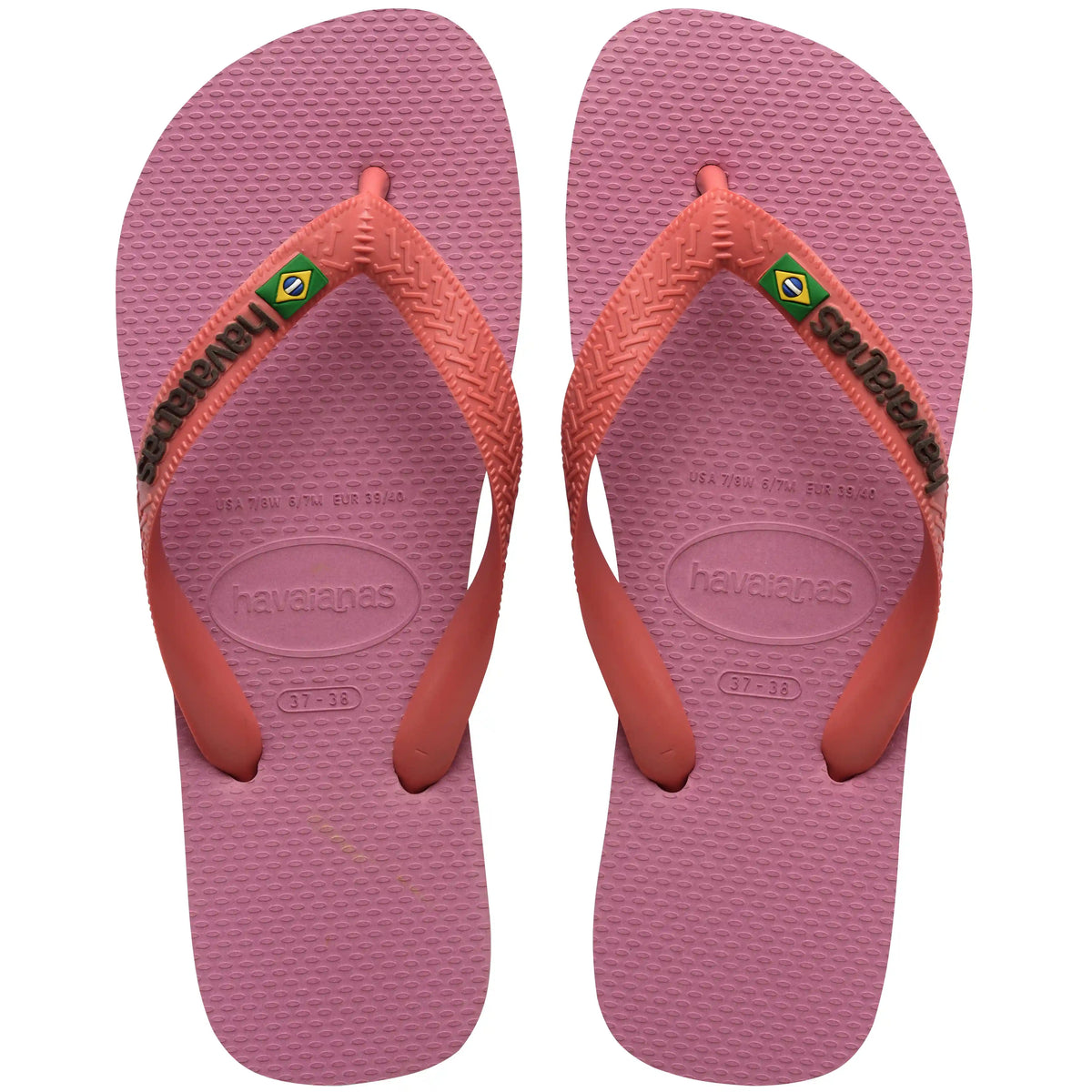 Women's Brazil Logo Flip Flops
